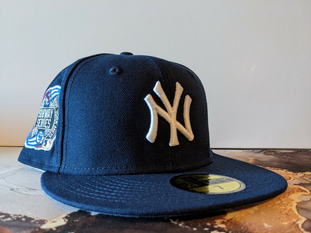 【最安】WAIPER NEW ERA NY CAP 7 1/2 NAVY New Era 59Fifty New York Yankees 2000 Subway Series Navy