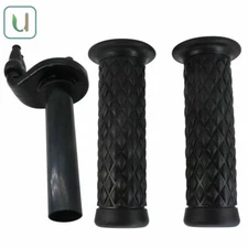 Motorcycle Hand Grips & Twist Throttle Accelerator Grip Fit Suzuki DRZ400 RMZ250