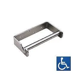 Metlam Stainless Steel Single Toilet Roll Holder - Picture 2 of 3