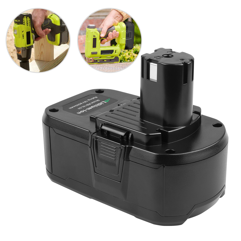8.0Ah 18V Lithium Ion Battery Pack For RYOBI P108 One+ – Compatible With P102, P103, P104, P105, P106, P107, P109 And More