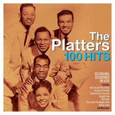 THE PLATTERS - 100 HITS ORIGINAL RECORDINGS ON 4CD ALBUM NEW/SEALED