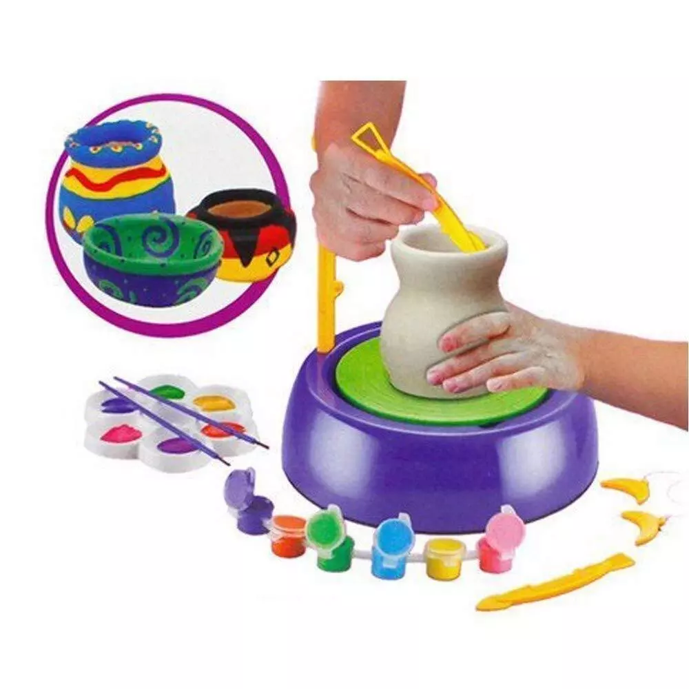 Pottery wheel for Kids (2020)  Cheap pottery Wheel Kit I Kids Pottery  Wheel 