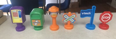6 Vtech Smartville Alphabet Learning Train Replacement Signs