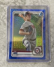 2020 Bowman Chrome Prospects Mega Box Blue Mojo Refractor 28/150 Tim Cate BCP-83