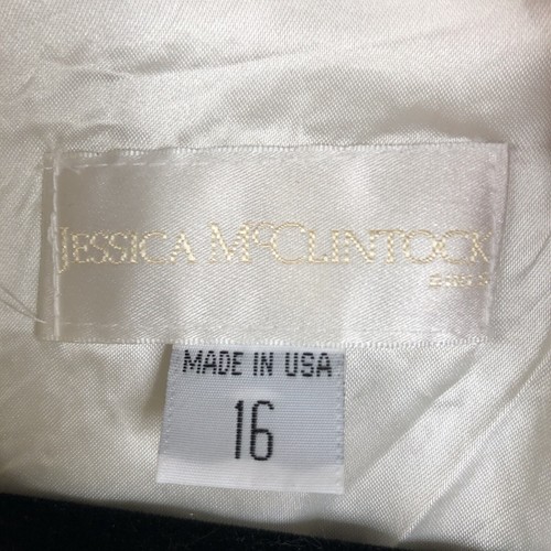 Jessica McClintock Dress Girls 16 White Organza Lace Trim Event Easter Occasion - Picture 12 of 21
