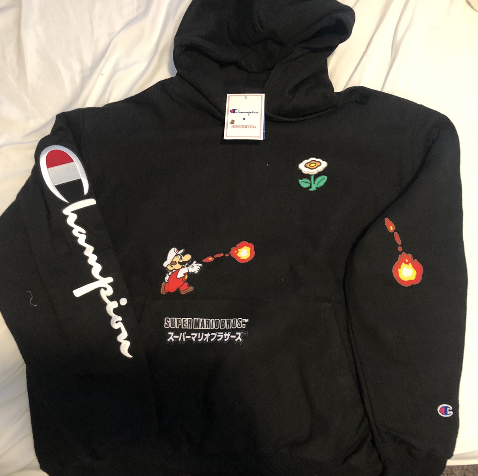 NWT Champion X Super Mario Bros 