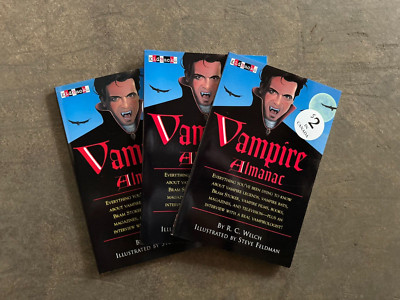 VAMPIRE ALMANAC R.C. Welch RANDOM HOUSE 1995 HORROR Lot of 3 NEW!