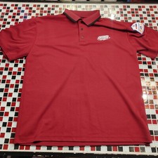 READ  Vtg Storm Bowling Embroidered Logo Polyester Polo SHIRT Maroon Mens 2XL