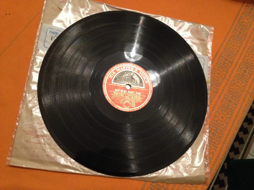 MARIO LANZA (The Student Prince) "Serenade"/"Deep In My Heart Dear" 78rpm 10" NM - Image 3 of 4