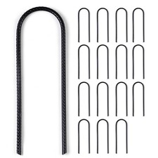 Trampoline Stakes Ground Anchors 11" U Shaped for Outdoor Camping Tent 16 Pack