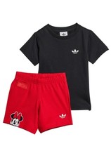 ADIDAS MINNIE SUIT - BLACK/RED - JD0575