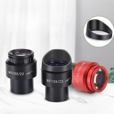 WF10X High Eyepoint Wide Field Eyepiece Adjustable 22/23/24mm FN 30mm Mount