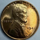 1941 Uncirculated Lincoln Wheat Cent Exact Coin Imaged #LWC1940