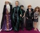 Lot of 5 Harry Potter Figure Dolls Harry, Ron, Hermione,Dumbledore & McGonagall