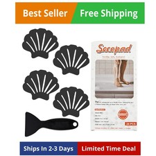 Non-Slip Bathtub s, 24 PCS Shell Safety Bathroom Tubs Showers Treads Adhesive...