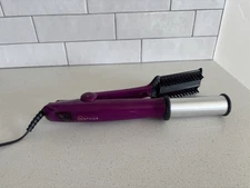 Instyler Rotating Spin Brush Hot Curling Iron 1.25"  1001  Purple Works TESTED