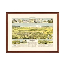 Old Map of Livermore Valley, CA 1889 - Vintage Livermore Val