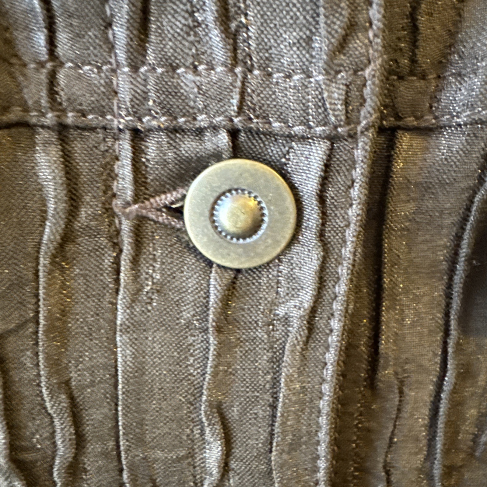 Ruby Rd Women's Jacket Size 10 Brown Button Up wi… - image 7