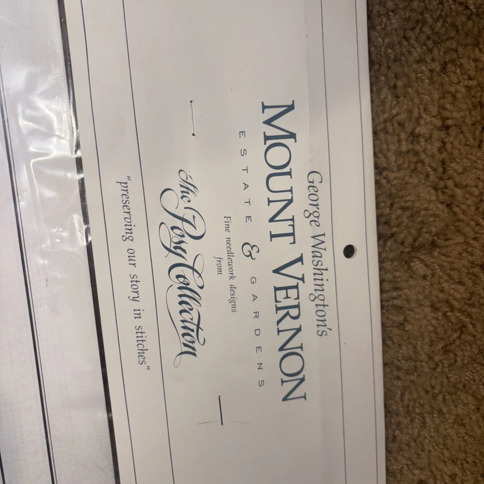 Mount Vernon Estate & Gardens Cross Stitch Complete Kit Posy Collection PC-111 - Image 3 of 4