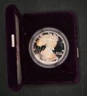 1990 American 1oz .999 Silver Eagle PROOF w/ Clamshell #1