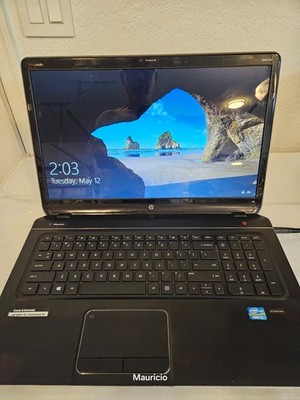 HP envy dv7-7243nr , 17.3'' with Charger,No battery, As is. Resol: 1600x900 pixel
