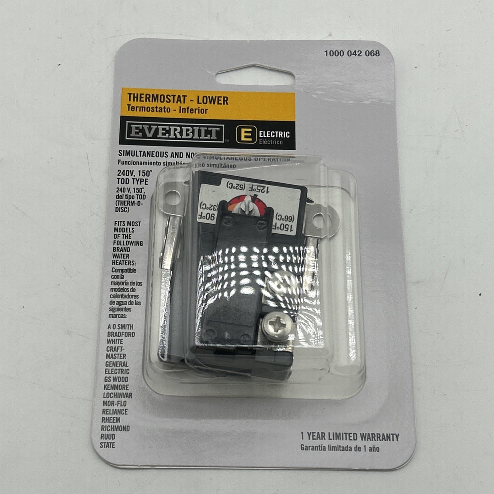 For Water Heater (1000 042 068)