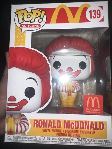Funko Pop! Ad Icons McDonald's: Ronald Mcdonald #139 Thailand Special Edition