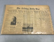 Vintage The Arizona Daily Star Monday September 5 1949 Newspaper