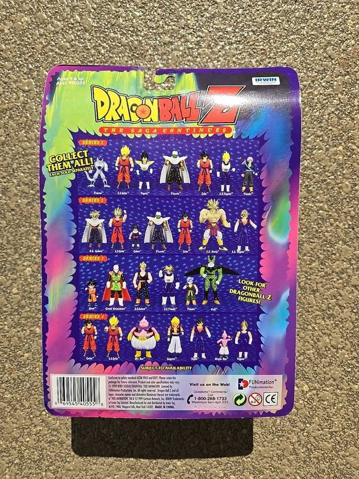 DRAGON BALL Z  MR. BOO  THE SAGA CONTINUES Action Figure 1999 IRWIN  - Image 3 of 4