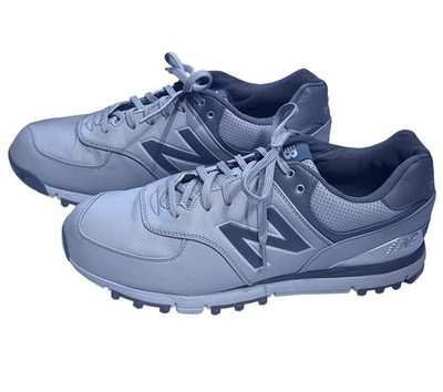 New Balance 574 Greens v2 Spikeless Golf Shoes Men s 10.5 Slvr/Gray ~ Worn Once?