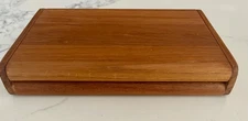Kalmar designs Teak Slim Profile Box 5" x 8" x 1.5"