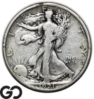 1921 Walking Liberty Half Dollar, Lower Mintage Choice FINE++ Better Date