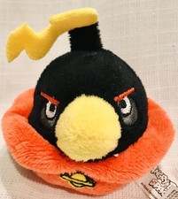 Rovio Angry Birds Space 3  Black BOMB Mini Plush Toy - NM
