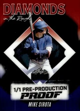 MIKE SIROTA RC 1/1 SP 2024 Leaf Pre-Production Proof Metal Diamonds in ID:147834