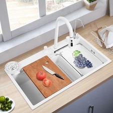 Single Bowl Kitchen Sink Topmount Sink Rectangular Sink Stainless Steel Sink