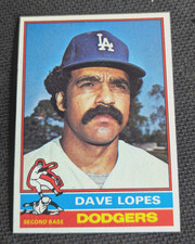 Sharp 1976 Topps #660 Davy Lopes Los Angeles Dodgers Baseball Card-EX+/NM