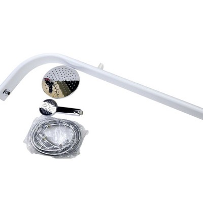 Signature Hardware 426005 Tilley Outdoor Shower Panel with Hand Shower - White