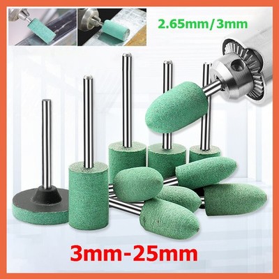 Fächerschleifer Schleifstift Gummi Schleifstein 2.35/3mm Polierstifte für Dremel