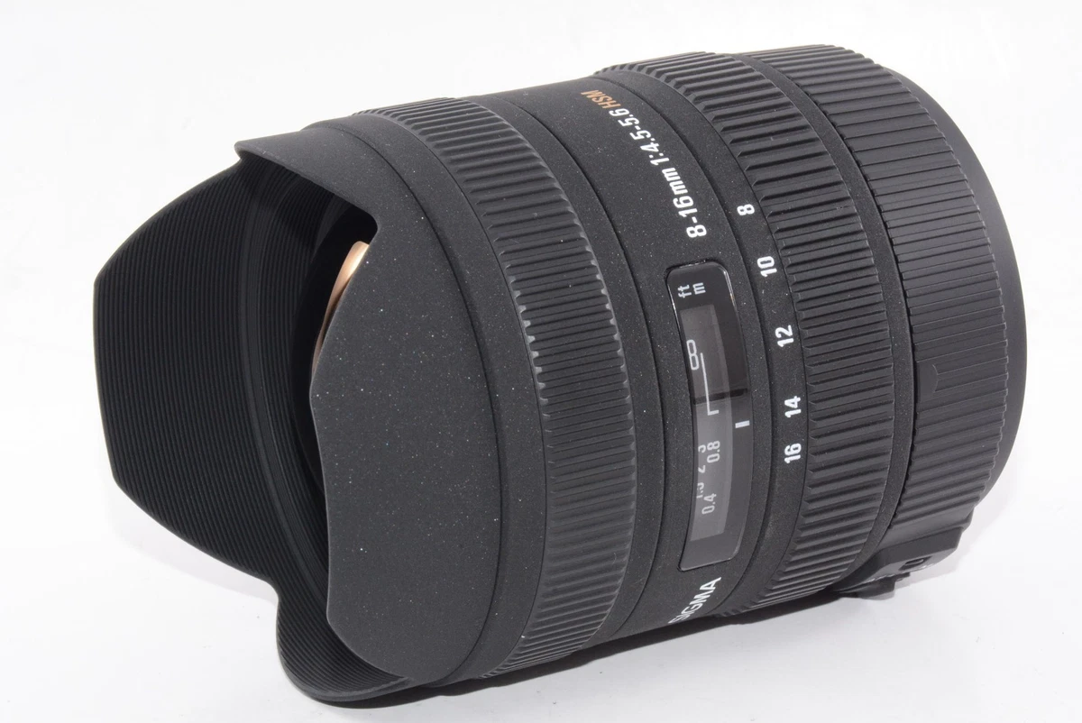 SONY用　SIGMA 8-16mm  1:4.5-5.6 Sigma 8-16mm f/4.5-5.6 DC HSM FLD AF Ultra Wide Zoom Lens for APS