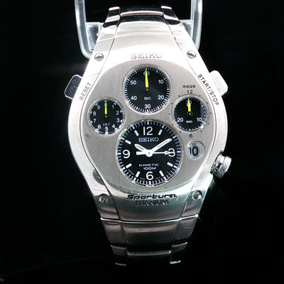 Seiko Sportura SLQ011 - Kinetic Chronograph – 9T82 - Jay Leno