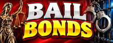 3ft x 8ft  BAIL BONDS  Vinyl Banner-  (CAN BE PERSONALIZED)