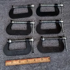 NEW OLD STOCK  (6 Clamps) USA MADE Cincinnati Tool Company No 54 Super Jr 2"