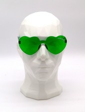 Jameson Whiskey Party Glasses Heart Shape Green - Festival JGA Bar Decor Photo Box