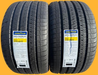 Set of TWO BRAND NEW 285/30ZR20 99Y Goodyear Eagle Exhilarate Tires 2853020