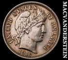 1916 Silver Barber Dime - Scarce  Almost Uncirculated  Lustrous  #i4726