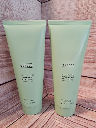 2x Versed Gesamtpaket Auffüllende Körperlotion Mineral LSF 30 - 6 Unzen Ablaufdatum 5/25 - Bild 1 von 2