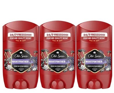 Old Spice Nightpanther Deostick Duft in Parfumqualität 3x50ml