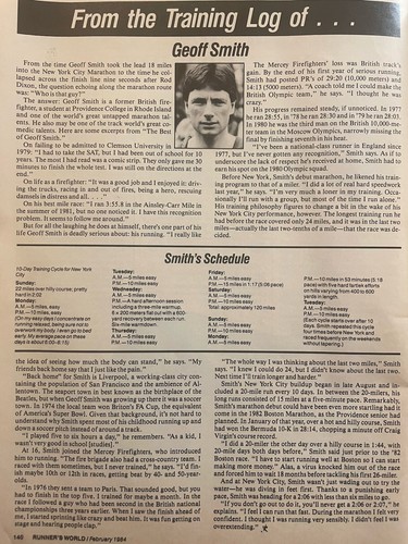 1984 Runner’s World February Runners of the Year, Steve Scott - Picture 4 of 24