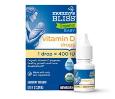 NIB Mommy's Bliss Baby Organic Vitamin D Drops - 0.11oz (100 Servings)