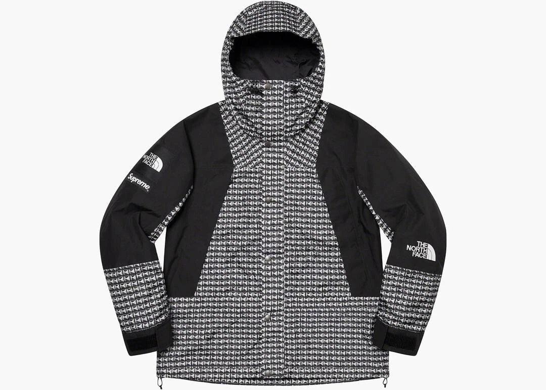 Veste légère montagne cloutée SS21 Supreme x The North Face   Petite   Noir ⚡️